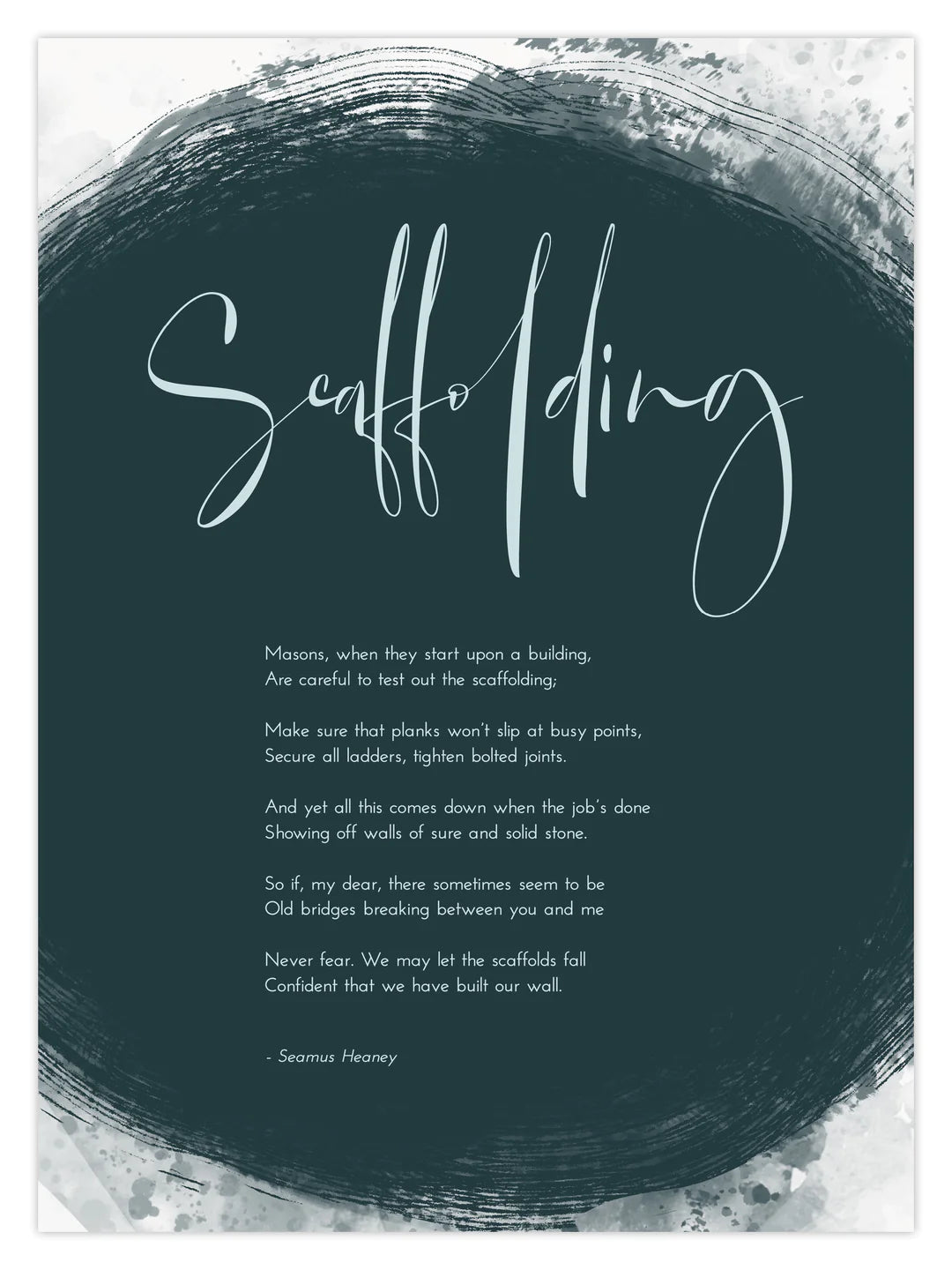 Scaffolding Print- Dusty Boy Designs