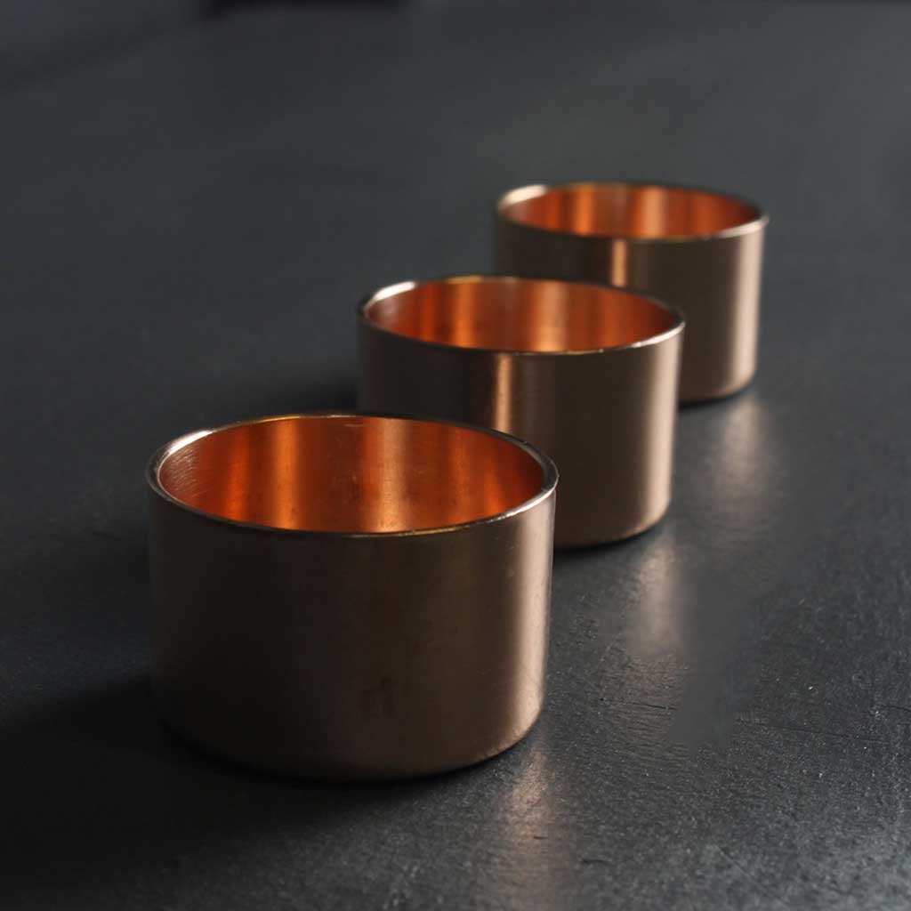 Copper Tea Light Holders | Set of 3
