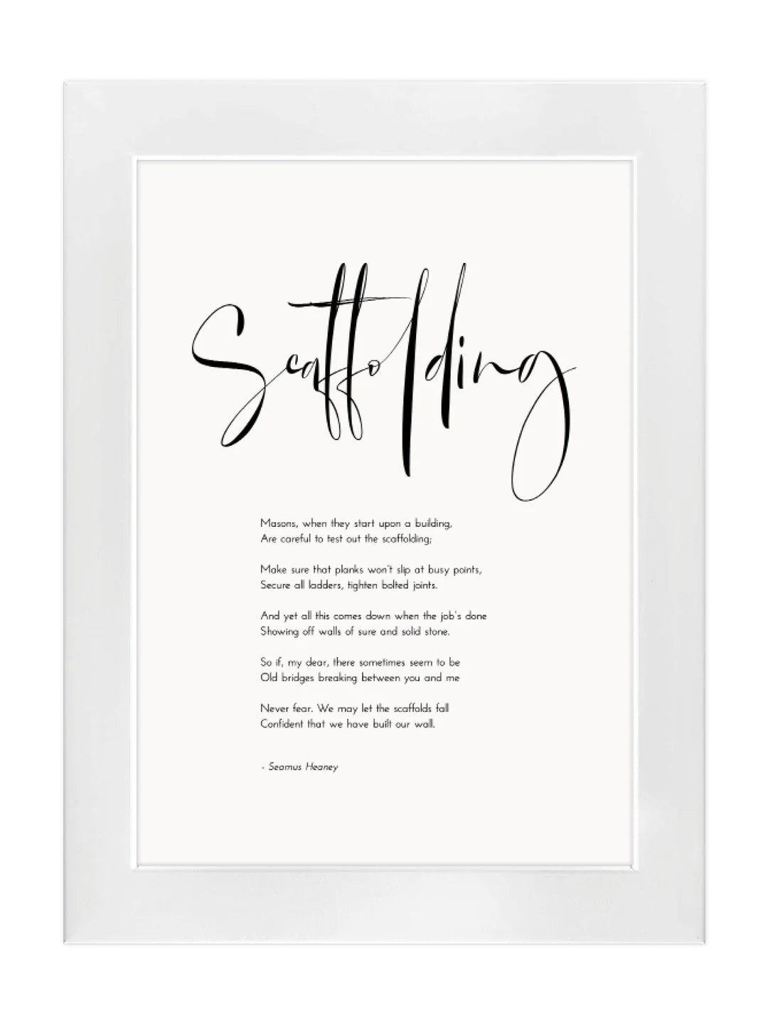 Scaffolding Print- Dusty Boy Designs