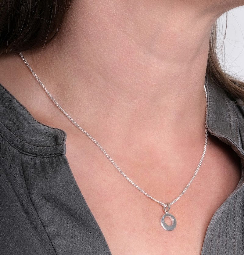 MAUREEN LYNCH | Circle of Dreams Silver Necklace