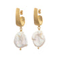 INNER ISLAND | Strata Large Earring with Pearl