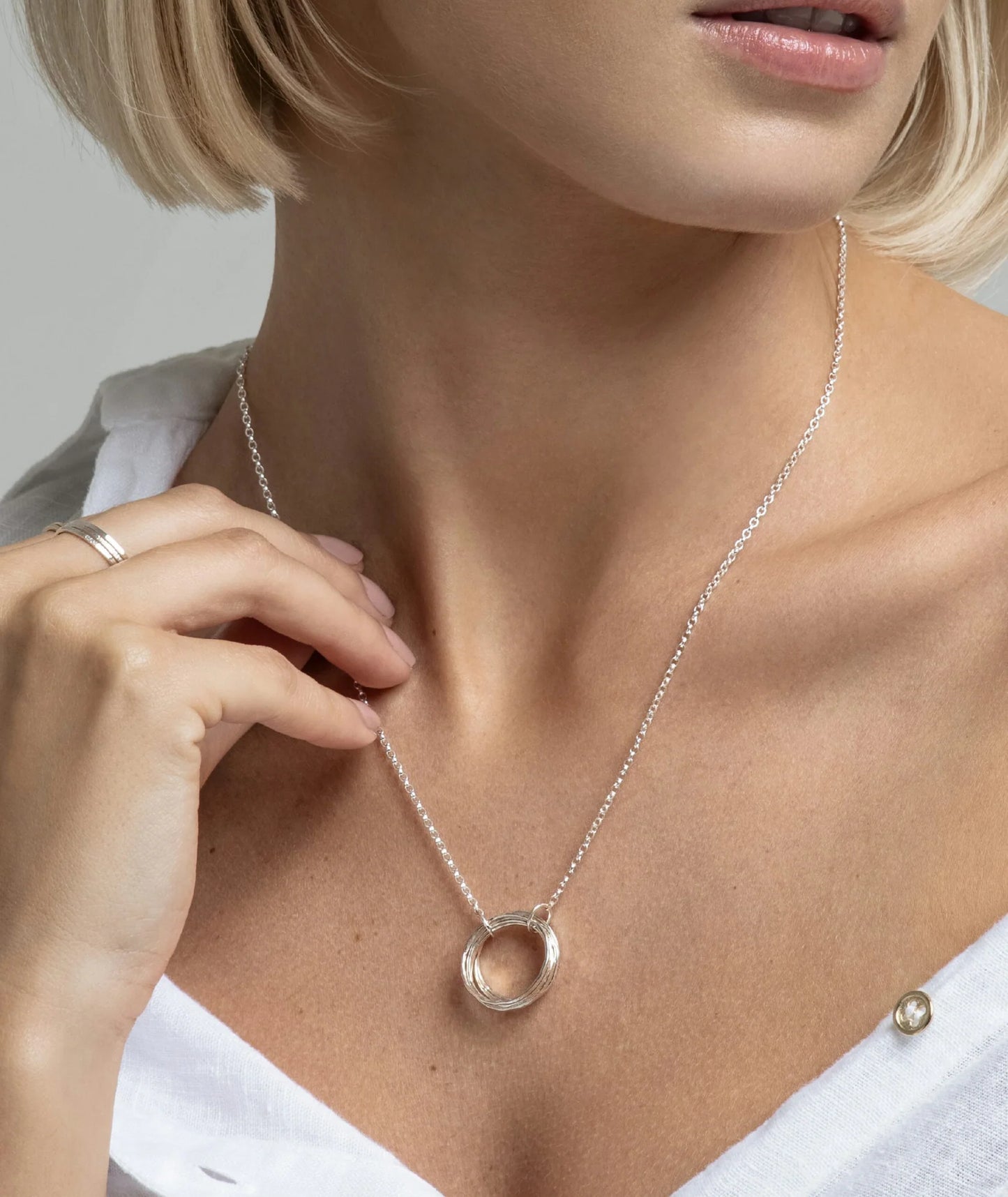 LYNSEY DE BURCA | Doorus Silver Pendant