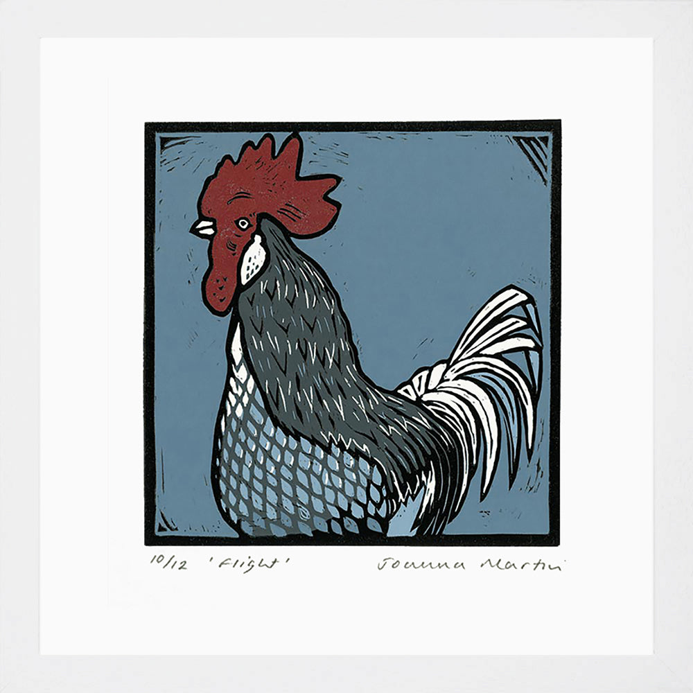 Joanna Martin - Leghorn Cockerel Art Print