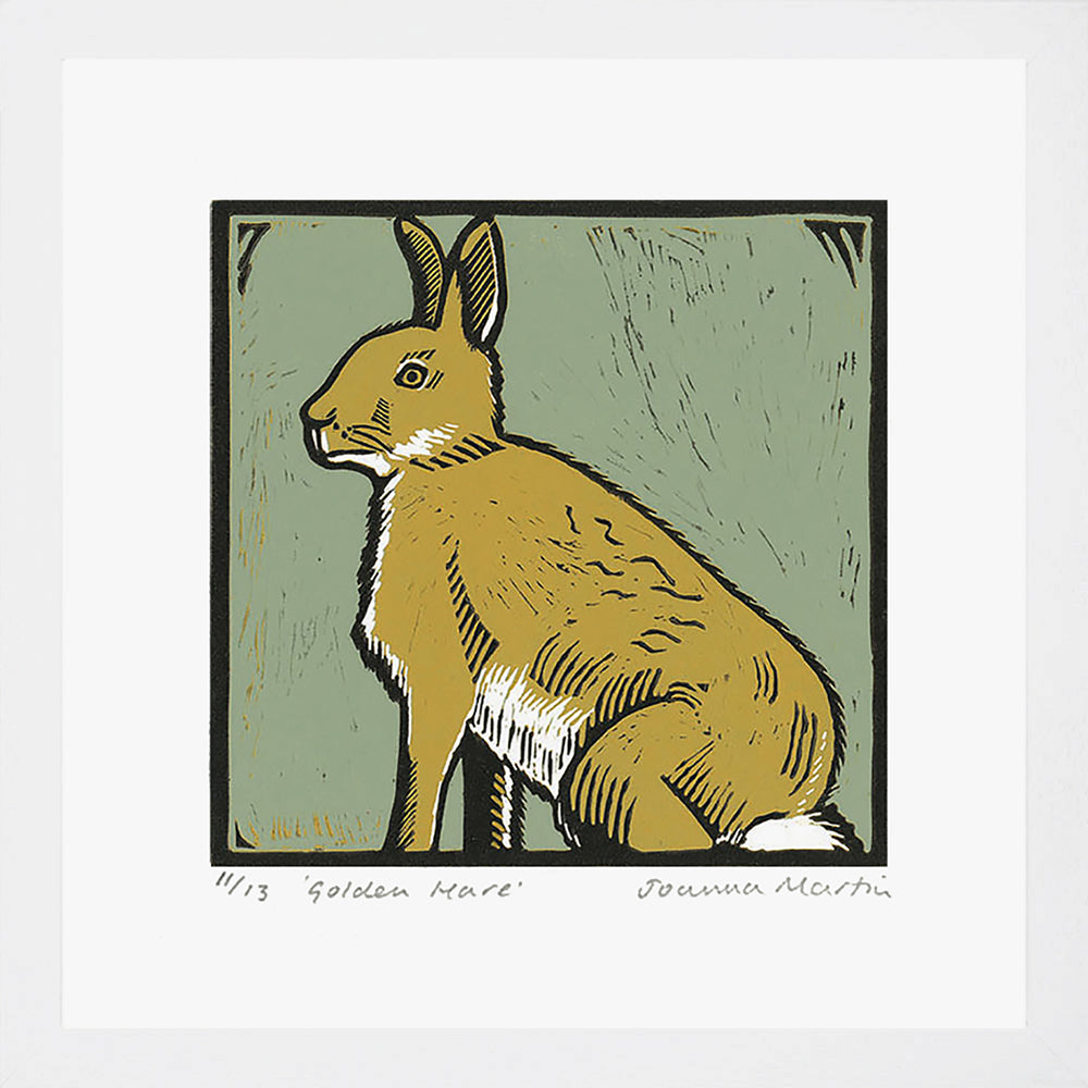 Joanna Martin - Golden Hare Art Print