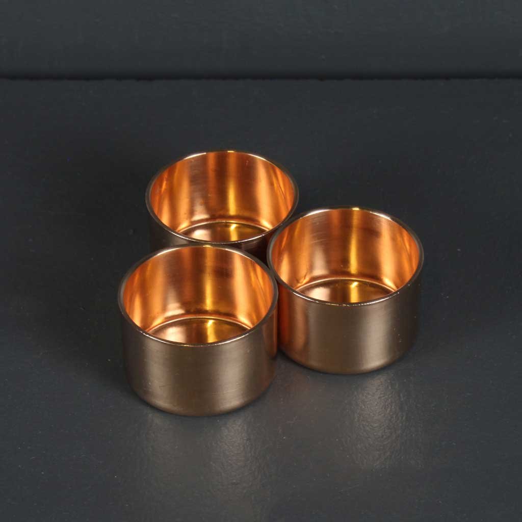 Copper Tea Light Holders | Set of 3